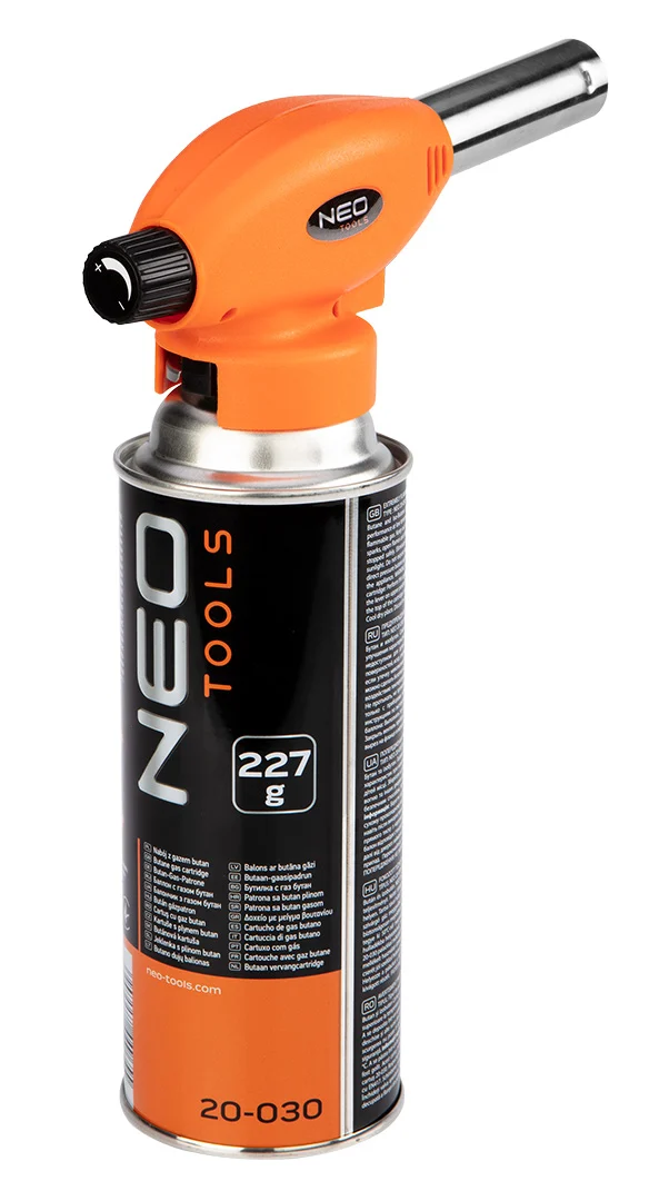 NEO TOOLS palnik gazowy nakręcany + nabój butan 227 g NEO TOOLS palnik gazowy nakręcany + nabój butan 227 g