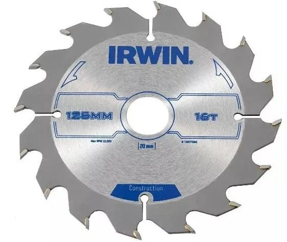 Irwin 1897086 piła spiekowa do drewna 125×20 mm/16T Irwin 1897086 piła spiekowa do drewna 125×20 mm/16T