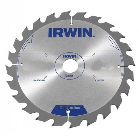 Irwin 1897198 piła tarczowa widiowa 184×30×40z C