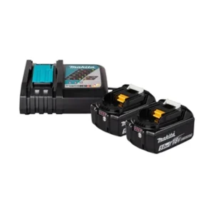 Makita 1914J6-4 zestaw zasilający 18 V LXT: 2× BL1850B 5,0 Ah + ładowarka DC18RC