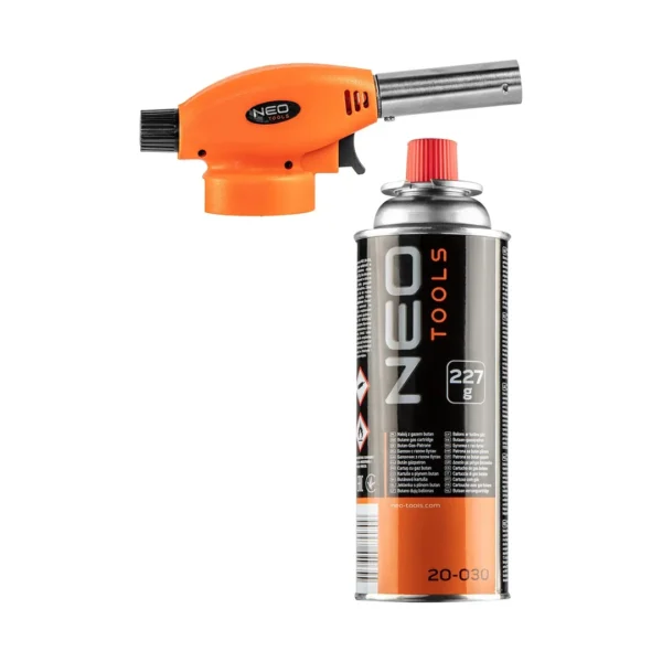 NEO TOOLS palnik gazowy nakręcany + nabój butan 227 g NEO TOOLS palnik gazowy nakręcany + nabój butan 227 g