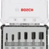 Bosch PRO zestaw frezów prostych 6 szt. trzpień 8 mm