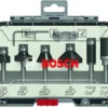 Bosch 2607017468 zestaw frezów 6 szt. trim&edging uchwyt 6 mm