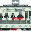 Bosch PRO Trim & Edging zestaw frezów 6 szt. trzpień 8 mm