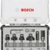Bosch PRO Trim & Edging zestaw frezów 6 szt. trzpień 8 mm