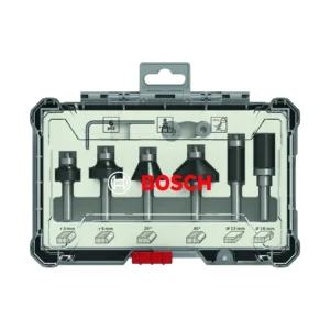 Bosch PRO Trim & Edging zestaw frezów 6 szt. trzpień 8 mm