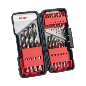 Bosch 2608577350 zestaw wierteł 18 szt. PointTeQ do metalu 1-10 mm Bosch PointTeQ zestaw wierteł do metalu HSS 1–10 mm, 18 szt., ToughBox