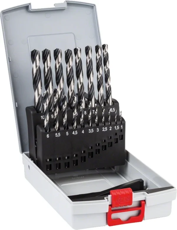 Bosch PointTeQ zestaw wierteł do metalu HSS 1–10 mm, 19 szt., ProBox