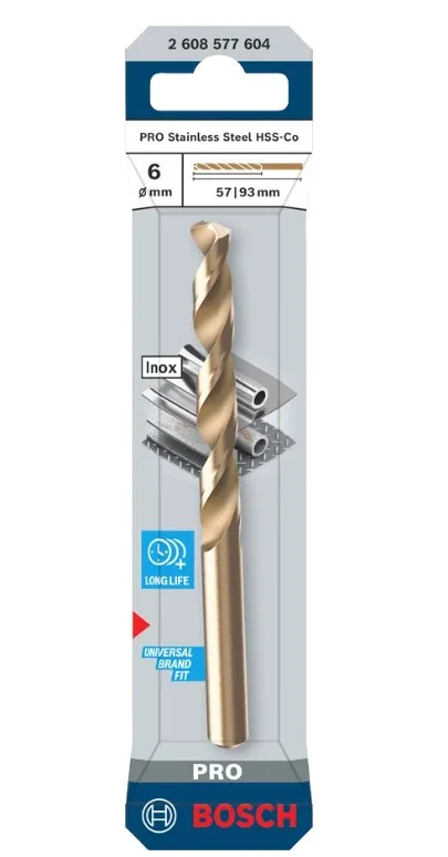 Bosch 2608577604 wiertło do metalu HSS-Co 6,0/57 mm /1szt