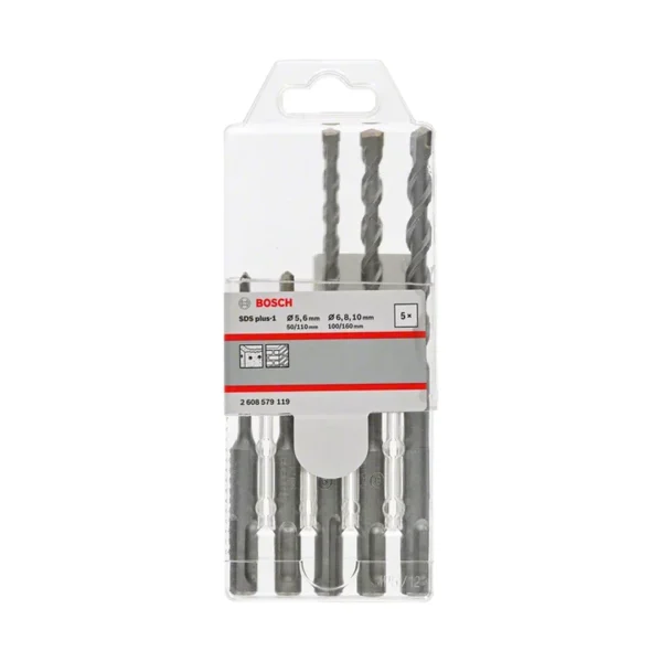Bosch 2608579119 wiertło SDS PLUS-1 kpl. 5/6/6/8/10 Bosch 2608579119 wiertło SDS PLUS-1 kpl. 5/6/6/8/10