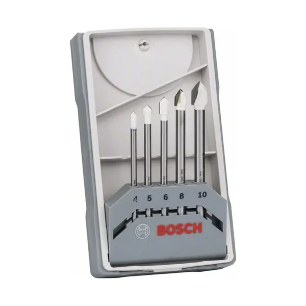 Bosch CYL-9 Soft Ceramic zestaw wierteł do płytek 4–10 mm, 5 szt. Bosch CYL-9 Soft Ceramic zestaw wierteł do płytek 4–10 mm, 5 szt.