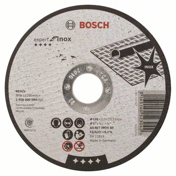 Bosch 2608600094 tarcza do metalu 125 mm x 2,0 mm x 22 mm EXPERT for INOX