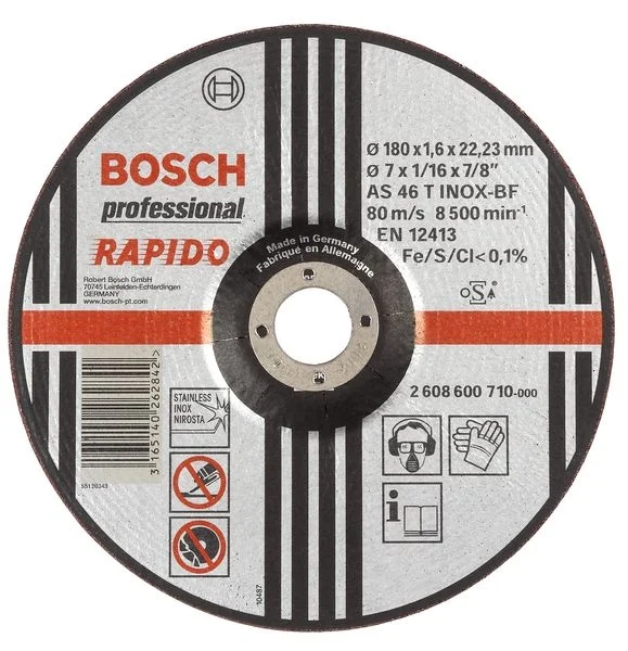Bosch 2608600711 tarcza do metalu 230 mm x 1,9 mm x 22 mm EXPERT for INOX Bosch 2608600711 tarcza do metalu 230 mm x 1,9 mm x 22 mm EXPERT for INOX