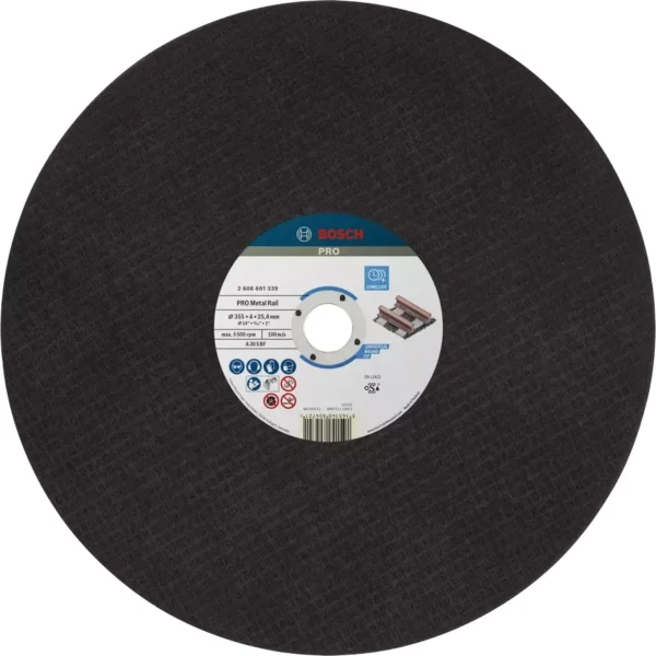 Bosch 2608601339 tarcza tnąca do SZYN 335×4.0×25.4 Bosch 2608601339 tarcza tnąca do SZYN 335×4.0×25.4