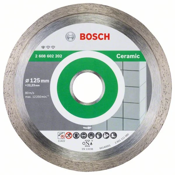 Bosch Standard for Ceramic tarcza diamentowa 125 × 22,23 mm Bosch Standard for Ceramic tarcza diamentowa 125 × 22,23 mm