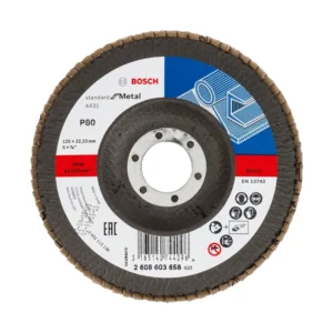 Bosch 2608603658 ściernica listkowa 125 mm X431 P 80 standard for metal wypukła