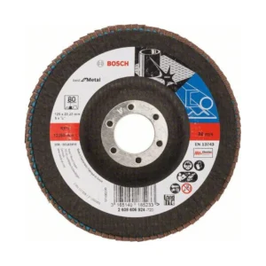Bosch 2608606924 ściernica listkowa 125 mm X571 P 80 BEST for metal wypukła
