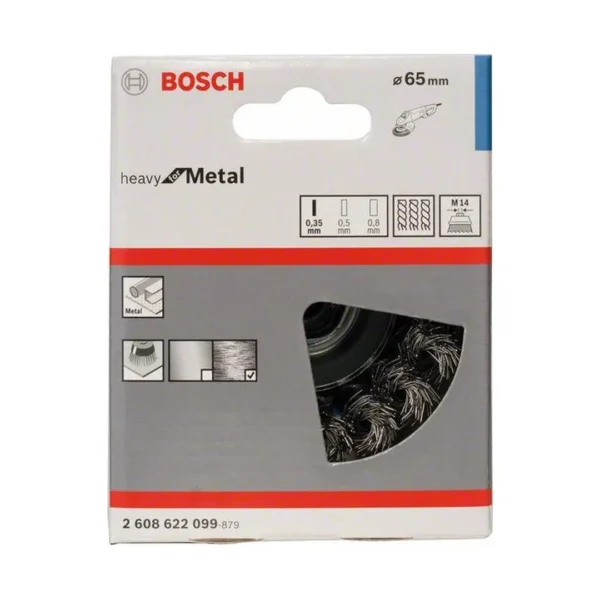 Bosch 2608622099 szczotka garnkowa 75 mm DRUT skręcany