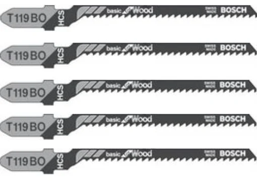 Bosch 2608630310 brzeszczot T119BO /5szt. / SKLEJKA Bosch 2608630310 brzeszczot T119BO /5szt. / SKLEJKA