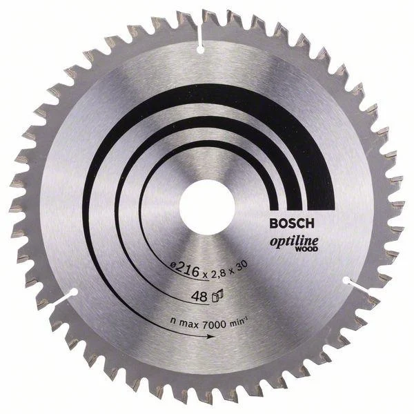 Bosch 2608640641 piła tarczowa-t optiline WOOD 216×2.8×30Z48