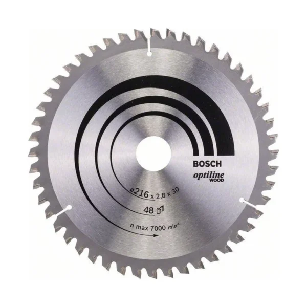 Bosch 2608640641 piła tarczowa-t optiline WOOD 216×2.8×30Z48