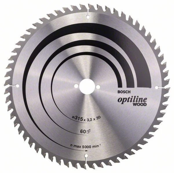 Bosch 2608640651 piła tarczowa-t optiline WOOD 315×3,2×30/Z60
