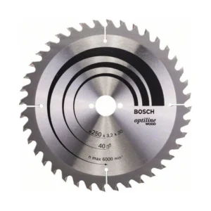 Bosch 2608640728 piła tarczowa-h optiline WOOD 250×3,2×30/Z40