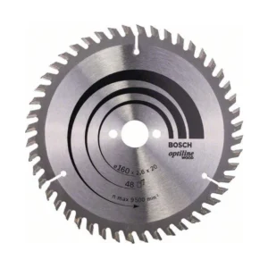 Bosch 2608640732 piła tarczowa-h optiline WOOD 160×2.6×20/16Z48