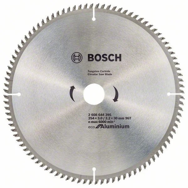 Bosch Eco for Aluminium tarcza 254 × 30 mm 96 z.