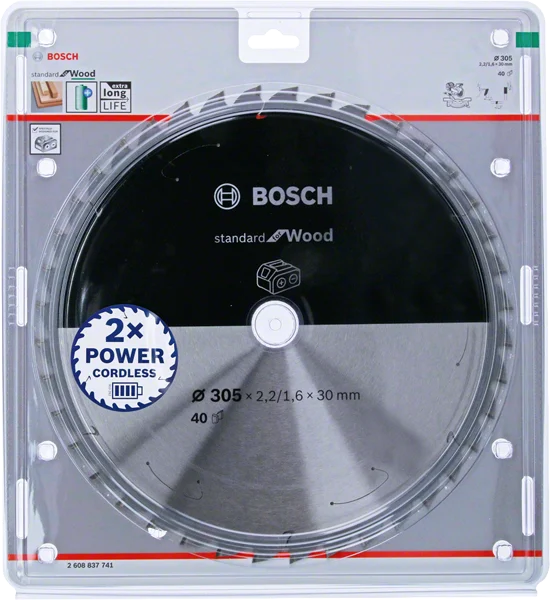 Bosch 2608837741 piła tarczowa standard wood ACCU 305×30×40z Bosch 2608837741 piła tarczowa standard wood ACCU 305×30×40z