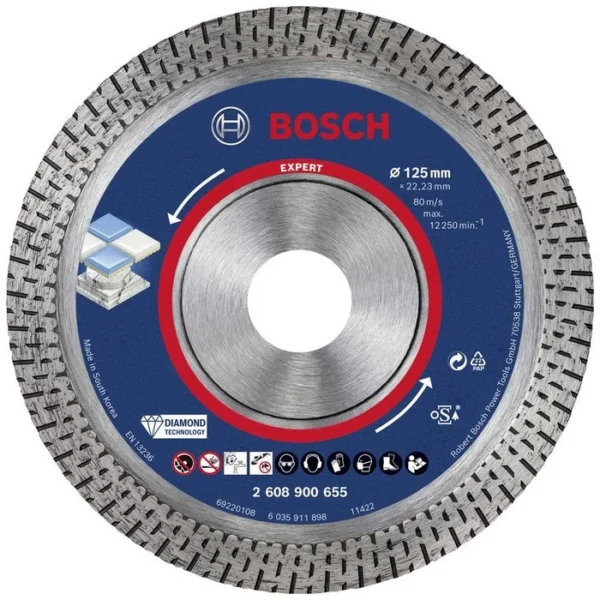 Bosch Expert Hard Ceramic tarcza diamentowa 125 × 22,23 mm Bosch Expert Hard Ceramic tarcza diamentowa 125 × 22,23 mm