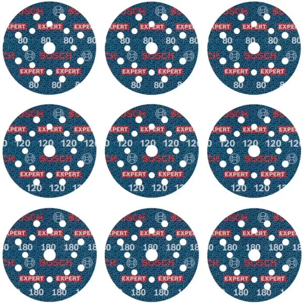 Bosch 2608902407 krążek ścierny folia EXPERT O780 125 mm 9PC Bosch 2608902407 krążek ścierny folia EXPERT O780 125 mm 9PC