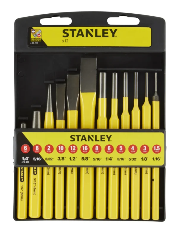 Stanley 4-18-299 przecinaki + punktaki zestaw 12SZT