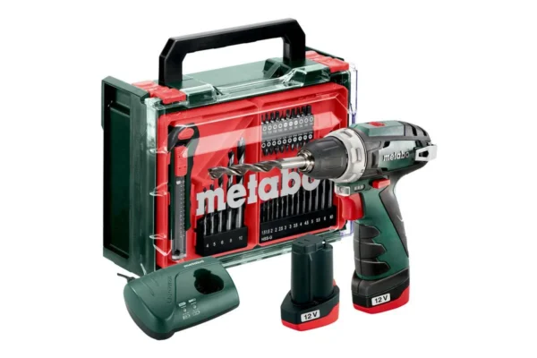 Metabo 600080710 wkrętarka powermaxx bs basic SET 34/17 Nm 2×2,0 Ah + 41 ACC walizka