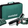 Metabo 600856500 pilarka łańcuchowa akumulatorowa 15 cm MS 18 LTX 1×2,0 Ah