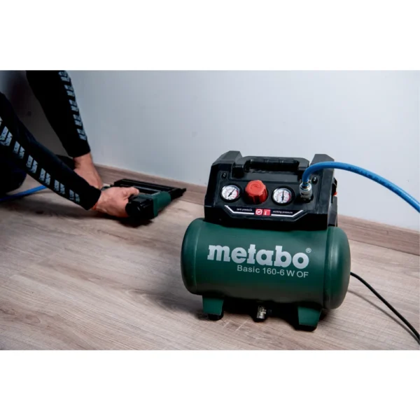 Metabo Basic 160-6 W OF sprężarka bezolejowa 6 l 8 bar Metabo Basic 160-6 W OF sprężarka bezolejowa 6 l 8 bar