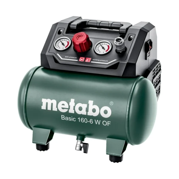 Metabo Basic 160-6 W OF sprężarka bezolejowa 6 l 8 bar Metabo Basic 160-6 W OF sprężarka bezolejowa 6 l 8 bar