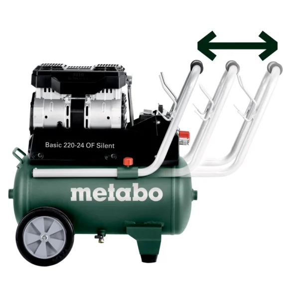 Metabo Basic 220-24 OF Silent kompresor bezolejowy 24 l 8 bar