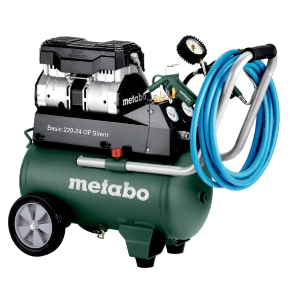 Metabo Basic 220-24 OF Silent kompresor bezolejowy 24 l 8 bar