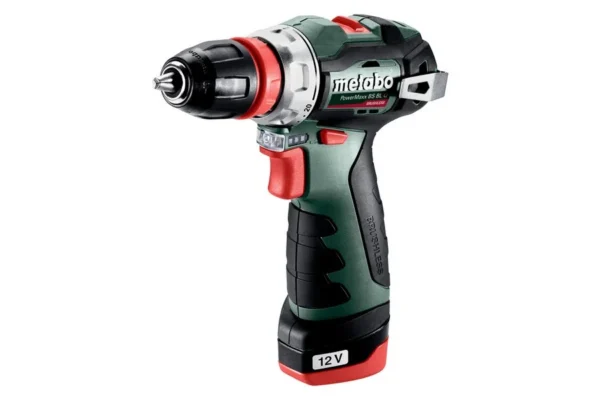 Metabo PowerMaxx BS BL Q wiertarko-wkrętarka 12 V 38 Nm bezszczotkowa 2×2,0 Ah