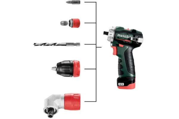 Metabo PowerMaxx BS BL Q wiertarko-wkrętarka 12 V 38 Nm bezszczotkowa 2×2,0 Ah