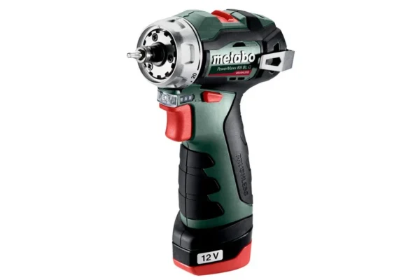 Metabo PowerMaxx BS BL Q wiertarko-wkrętarka 12 V 38 Nm bezszczotkowa 2×2,0 Ah