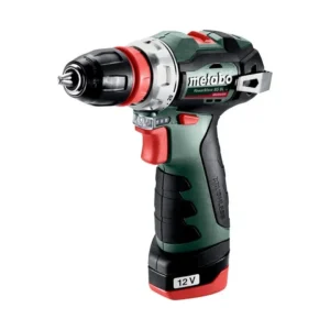 Metabo PowerMaxx BS BL Q wiertarko-wkrętarka 12 V 38 Nm bezszczotkowa 2×2,0 Ah
