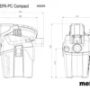 Metabo 602029850 odkurzacz akumulatorowy AS 18 HEPA pc compact