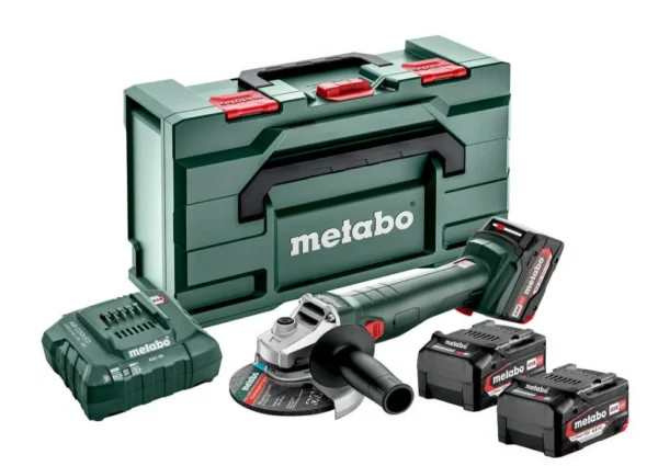 Metabo W 18 L 9-125 Quick 602249960 szlifierka 18V 125 mm 3×4,0 Ah