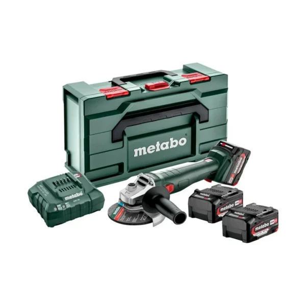 Metabo W 18 L 9-125 Quick 602249960 szlifierka 18V 125 mm 3×4,0 Ah