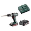 Metabo BS 18 L 602321500 wiertarko-wkrętarka 18V 50 Nm 2×2,0 Ah – zestaw: narzędzie, akumulatory, ładowarka