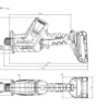 Metabo 602366840 piła szablasta akumulatorowa SSE 18 LTX BL compact