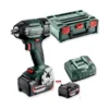 Metabo SSW 18 LTX 550 BL klucz udarowy 18 V 550 Nm 2×5,2 Ah metaBOX Metabo SSW 18 LTX 550 BL klucz udarowy 18 V 550 Nm 2×5,2 Ah metaBOX – zestaw: narzędzie, akumulatory, ładowarka