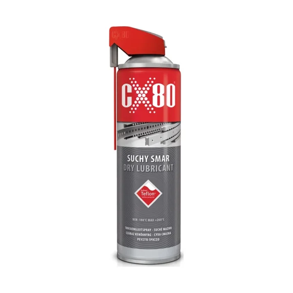 CX-80 Suchy Smar TEFLON 500 ml DuoSpray CX-80 Suchy Smar TEFLON 500 ml DuoSpray